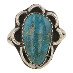 Navajo Vintage Nevada Turquoise Ring