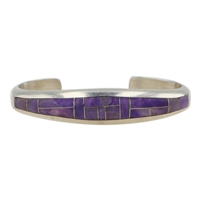 Pete Sanchez Isleta Artists Sugilite Inlay Bracelet