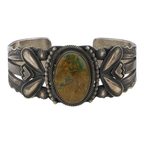 Stanley Parker Talented Navajo Royston Turquoise Bracelet
