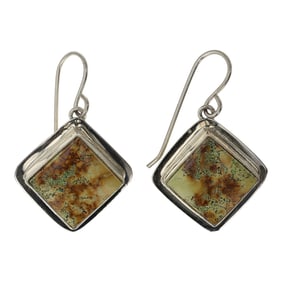 Navajo Blue Moon Turquoise Earrings