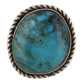 Navajo Blue Gem Turquoise Ring