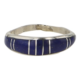 Navajo lapis Inlay Ring