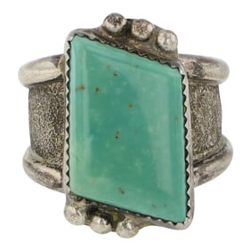 Navajo Nevada Turquoise Ring