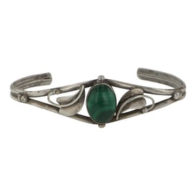 Vintage Navajo Malachite Bracelet