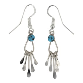 Navajo Kingman Turquoise Earrings