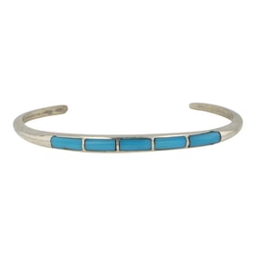 Navajo Block Inlay Bracelet