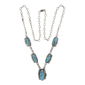 RB Navajo Nacozari Turquoise necklace