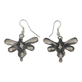 Tim Yazzie Navajo Bump Out Dragonfly Earrings