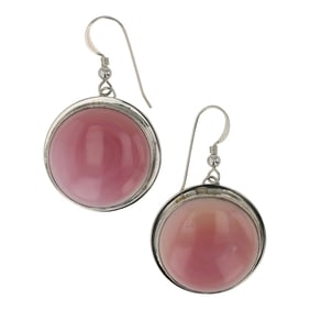 Lee Sandoval Pink Conch Earrings