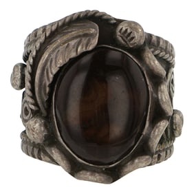 Vintage Navajo Agate Ring
