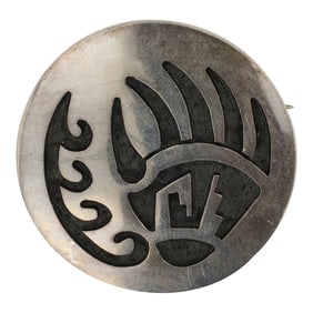 Vintage Hopi Plain Silver pin/ Pendant