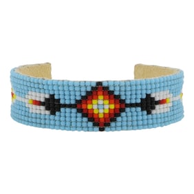 Navajo Glass Beadwork Bracelet