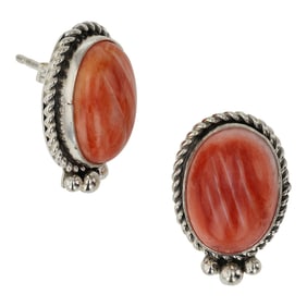 Navajo Spiny Oyster Earrings