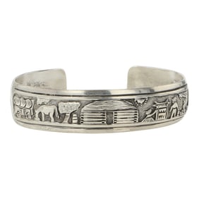 Navajo Story Teller Cuff Bracelet