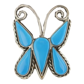 Navajo Block Butterfly Ring