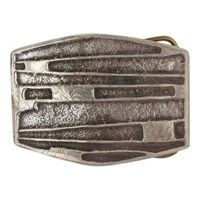 Vintage Navajo Sandcast Belt Buckle