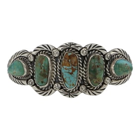 Elsie Yazzie Navajo Vintage Royston Turquoise Bracelet
