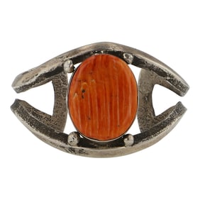 John Hornbeck Anglo Southwest Artist Spiny Oyster Bracelet