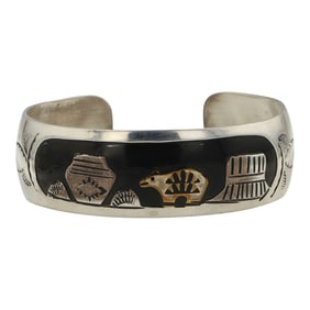 Vintage Navajo Story Teller Bracelet