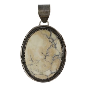 Vintage Navajo Howlite Pendant