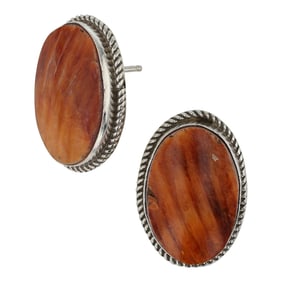 Navajo Spiny Oyster Earrings