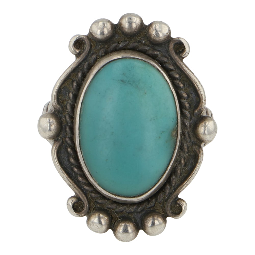 Vintage Navajo Turquoise Ring (1 of 3)