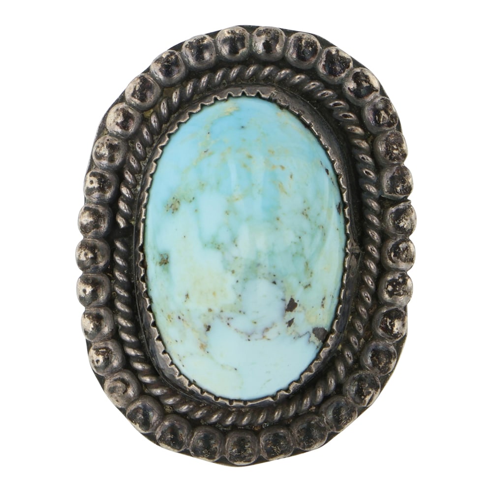 Vintage Navajo Nevada Turquoise Ring (1 of 3)