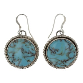 Art Platero Navajo Turquoise Earrings
