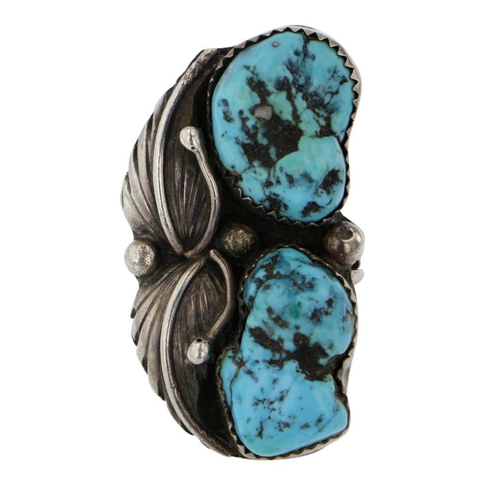 Vintage Navajo Kingman Turquoise Ring (1 of 3)