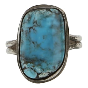Navajo Compitos Turquoise Ring
