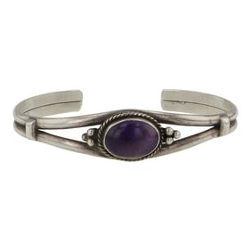 Vintage Navajo Amethyst Bracelet