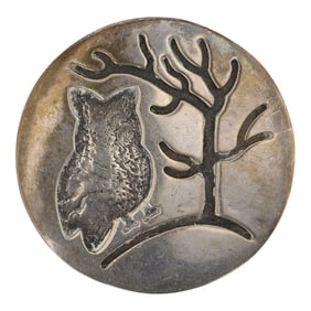 Vintage Navajo Plain Silver Pin