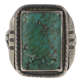 Vintage Navajo Turquoise Ring