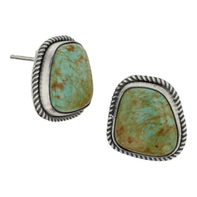 Navajo Nevada Turquoise Earrings