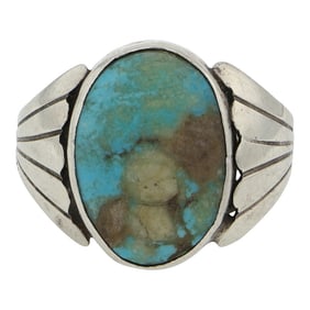 Navajo Nevada Turquoise Ring