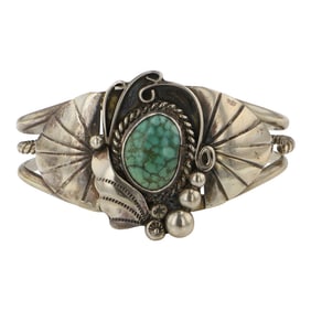 Vintage Navajo Nevada Turquoise Bracelet