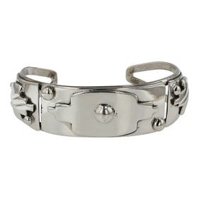 Navajo Plain Silver Cuff Bracelet