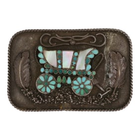 Virgil Dishta Jr. (1947-1999) & Lena Dishta (1951-2005) Master Zuni Artist Husband and wife 1970's