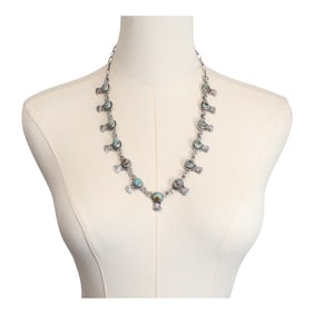 Etta Endito Navajo Number Eight Turquoise Necklace
