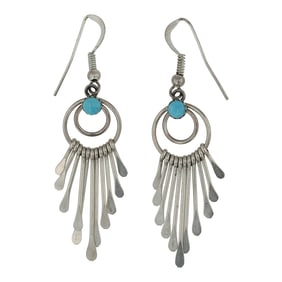 Navajo Kingman Turquoise Earrings