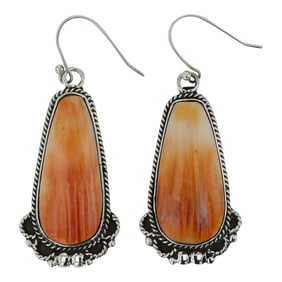 Navajo Spiny Oyster Earrings