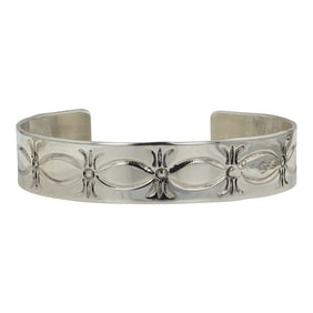 Navajo Stamp-Work Cuff Bracelet