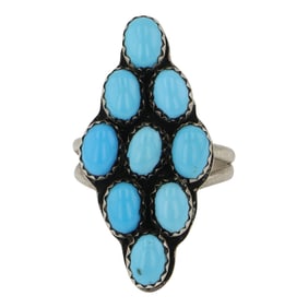 Navajo Sleeping Beaty Turquoise Ring