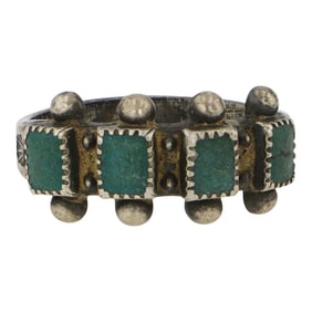 Vintage Fred Harvey Era Turquoise Ring