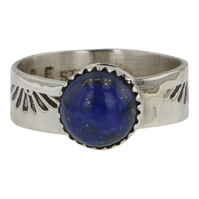Rick Enriquez Navajo Lapis Ring