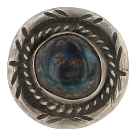 Vintage Navajo Bisbee Turquoise Ring
