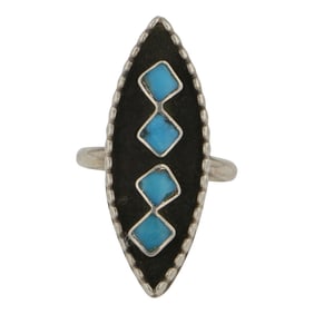 Vintage Navajo Turquoise Ring