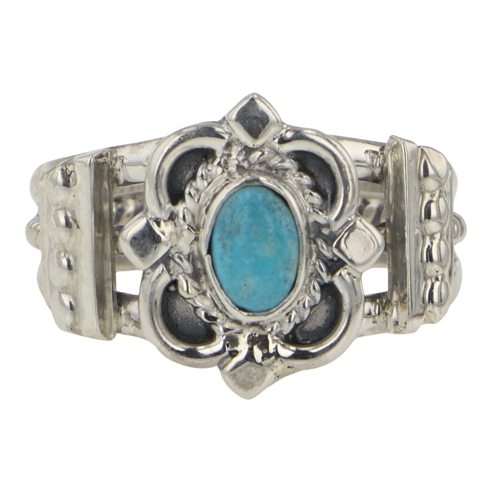 RB Navajo Kingman Turquoise Ring (1 of 3)