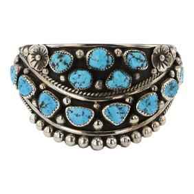 Jameson Lee Vintage Navajo Sleeping Beaty Turquoise Bracelet