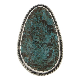Vintage Navajo Nevada Turquoise Ring